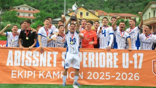 U-17/ Vora shpallet kampione e Superligës, mposht Partizanin në javën e fundit dhe siguron titullin