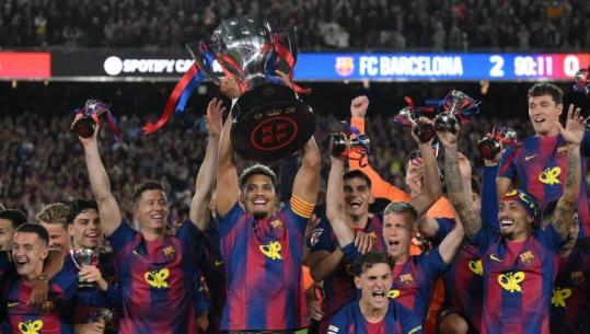 Ëndrra e Barcelonës bëhet realitet, mposht 2-0 Real Madridin dhe fiton titullin e 29-të kampion të La Ligës në El Clasico