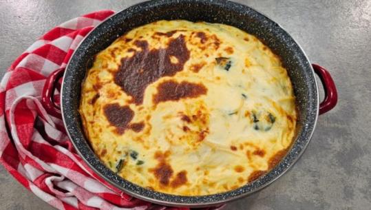 Pastiçe me spinaq dhe kos nga zonja Albana