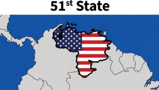 Trump publikon hartën, përfshin Venezuelën si shteti i 51 i SHBA-së! I përgjigjet presidentja Rodriguez: Nuk jemi koloni, por vend i lirë