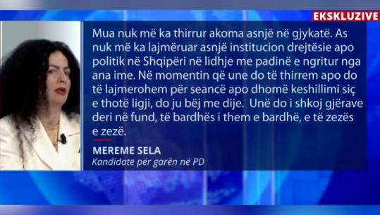 Gjykata e Tiranës i refuzoi padinë, Mereme Sela për Report Tv: Do t’i shkoj deri në fund! Nuk jam thirrur nga asnjë institucion drejtësie