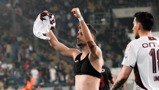 VIDEO/ Të gjithë me duart në kokë, Ernest Muçi shënon supergol në shtesë dhe dërgon Trabzonsportin në finalen e Kupës së Turqisë