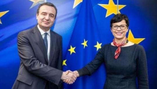 Komisionerja Marta Kos viziton për herë të parë Kosovën, takim me Kurtin dhe Haxhiun të premten, fokus te reformat dhe integrimi në BE