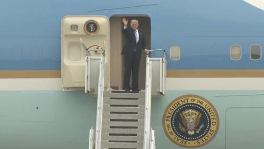 Përfundon vizita e Trump në Pekin, presidenti amerikan përshëndet nga shkallët e avionit