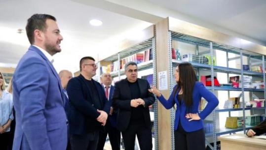 Ministri Gonxhja inauguron bibliotekën e re në Cërrik: Hapësirë moderne për mbi 3 mijë të rinj