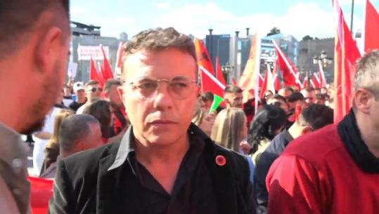 Laert Vasili rrëfen në Report TV emocionet e protestës për gjuhën shqipe në Shkup: Ishte e jashtëzakonshme!