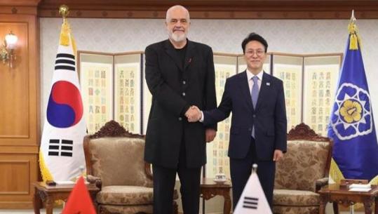 Vizita në Korenë e Jugut, Rama takim me kryeministrin, Kim Min-seok! Diskutim për forcimin e marrëdhënieve mes 2 vendeve