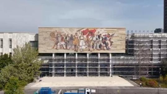 Muzeu Historik Kombëtar drejt përfundimit të fazës së parë restauruese, ministri Blendi Gonxhja publikon pamjet