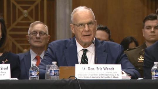 'Shqiptarët mishërojnë shpirtin e Skënderbeut' kandidati i Trump për ambasador në Shqipëri flet para Senatit: Do mbështesim luftën kundër korrupsionit në Shqipëri