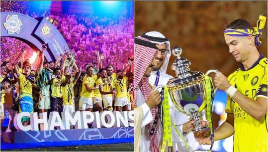 GOLAT/ Dopietë në fitoren 4-1 të Al Nassr, Cristiano Ronaldo fiton trofeun e parë në Arabinë Saudite