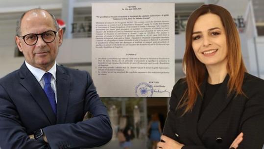 Skandali/ Dekania e Drejtësisë konkurron për anëtare të KLGJ, rektori  e pezullon nga detyra! Ligji thotë që s’merr pjesë vetëm në përzgjedhjen  e kandidatëve