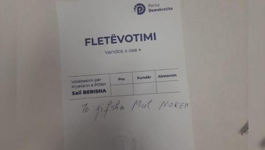 FOTOLAJM/ Vota më e sinqertë për Berishën: Të q*fsha Mul Nokën 