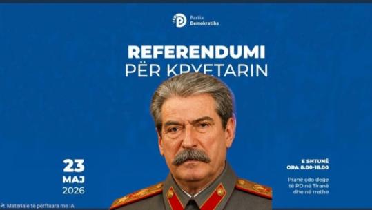 Rrjeti nuk kursen referendumin e PD-së: Berisha si Enver Hoxha dhe Stalini