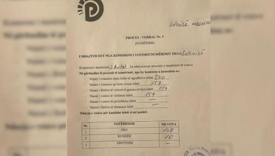 Referendumi në PD/ 157 demokratë të Vlorës duan sërish Berishën në krye të PD-së, 10 vota kundër