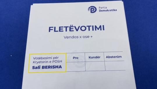 Zgjedhje, referendum apo votëbesim?! Procesi hibrid që vë në pikëpyetje vlerën ligjore të riemërimit të Berishës! Asnjë referim në Statutin e PD