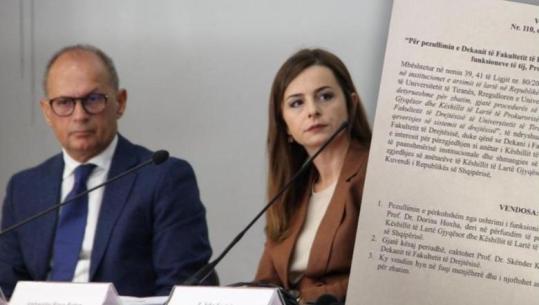 Rektori e pezulloi pa asnjë bazë ligjore, reagon Dekania e Drejtësisë në UT: Do kundërshtoj në gjykatë aktin e kundraligjshëm! Shkel parimet e autonomisë universitare
