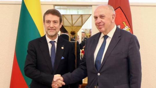 Lituani/ Hoxha takim me Kryetarin e Komisionit të Jashtëm: Rrisim bashkëpunimin parlamentar, instrument për integrimin në BE