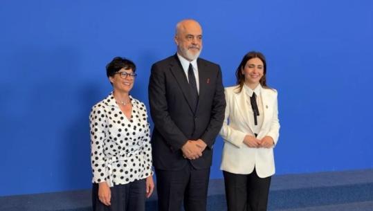 Konferenca e 8-të Ndërqeveritare Shqipëri-BE, kryeministri Rama takim në Bruksel me Komisioneren Marta Kos dhe zv.ministren e Qipros