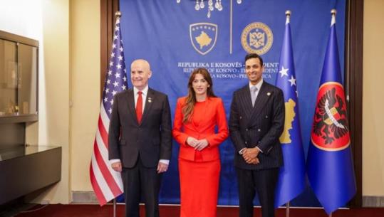 Kosovë/ Pas vizitës në Luginën e Preshevës, delegacioni i kongresmenëve amerikanë takim me Kurtin e Haxhiun