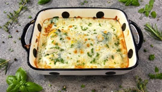 Omletë me djathë në furrë nga zonja Albana