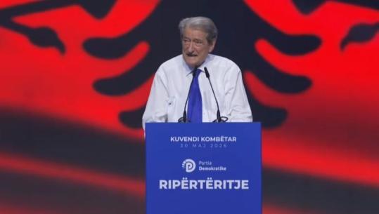 Berisha para delegatëve të Kuvendit: Rama bëri gjithçka për asgjësimin e PD, por kjo parti s’është për tregti! Rama arrestoi liderët e opozitës