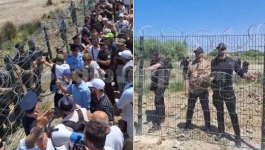 Protesta kundër resortit në Zvërnec/ Pse policia e shtetit nuk ndërhyn dhe kush janë personat me maska që përdorin spraj me piper?