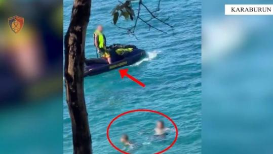 Jet Ski-ja rrezikoi jetën e pushuesve në Karaburun, Policia Kufitare bllokon mjetin dhe gjobit drejtuesin me 500 mijë lekë (VIDEO)