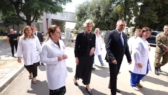 Rikonstruksioni i Spitalit të Traumës vijon, Ministrat Sala dhe Nufi inspektojnë punimet: Shërbimi për pacientët pa ndërprerje