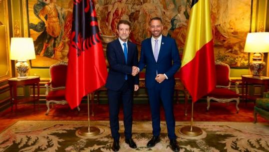 Zëvendëskryeministri belg pret ministrin Hoxha në Bruksel: Belgjika do të hapë ambasadë në Tiranë, vlerësojmë progresin e Shqipërisë drejt BE-së
