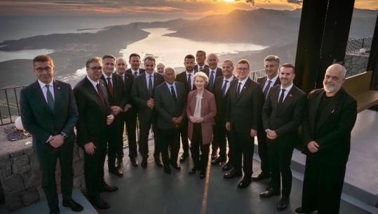 Samiti BE-Ballkani Perëndimor në Tivar, Rama poston foto krah Von Der Leyen, Costës dhe Vuçiç
