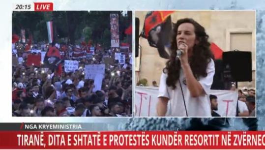 Protestuesja me lot në sy: Sot jam këtu për çdo fëmijë të pambrojtur nga shteti, duam drejtësi