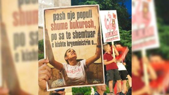 FOTOT/ Protesuesit shpalosin imagjinatën, pankartat më 'pikante' në protestën kundër ndërtimit në Zvërnec