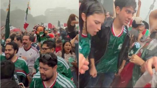 VIDEO/ As stuhia nuk i ndal tifozët e Meksikës, mbushin sheshet dhe festojnë fitoren në Botërorin 2026