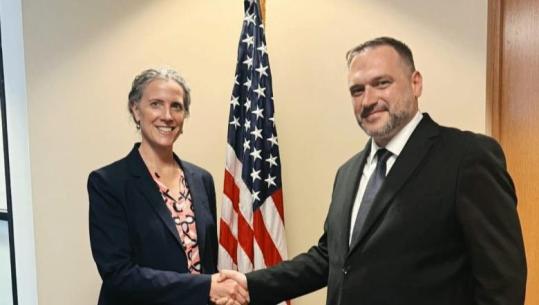 Partneriteti strategjik Shqipëri-SHBA, Nufi zhvillon takime në Departamentin Amerikan të Shtetit.