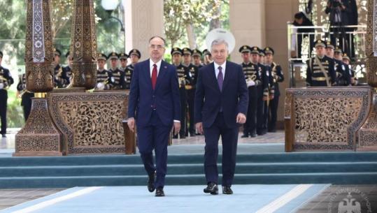 Bajram Begaj vizitë në Uzbekistan, takohet me presidentin Shavkat Mirziyoyev: Të forcojmë miqësinë mes dy vendeve