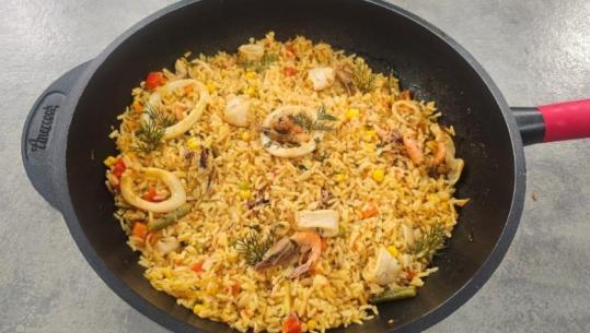 Paella spanjolle / Oriz me fruta deti dhe perime nga zonja Albana