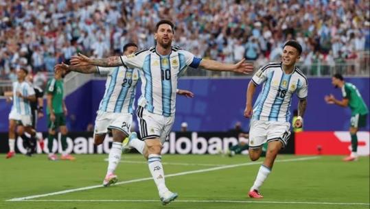 Lionel Messi mahnit me një supergol në Kupën e Botës, goli i 14-të në gjashtë Botërorë për 'Pleshtin'