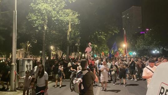 Nis marshimi i protestuesve, udhëheqin studentët