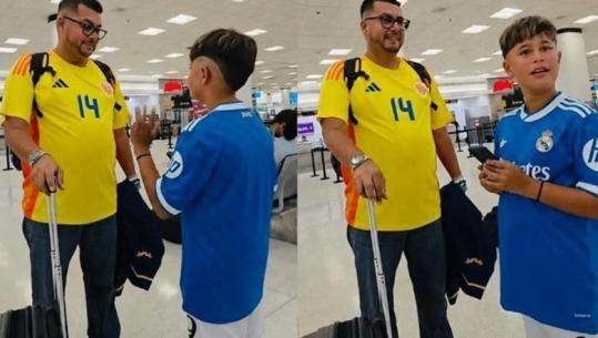 VIDEO/ Djali mëson në aeroport se do të udhëtojë drejt Kupës së Botës, s'i mban lotët nga surpriza