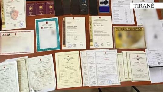 Falsifikonin dokumente në një laborator, 3 në pranga në Tiranë! Gjenden diploma e certifikata, shumat varionin nga 3000-5000 euro