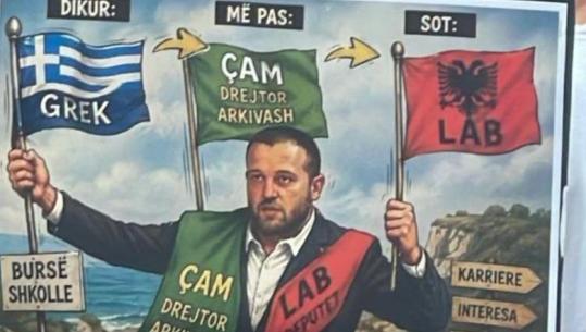 Karikatura satirike në protestë, reagon Bido: U prodhua nga ‘Opinion Himara’ e Fredi Belerit për të më sulmuar! Për inat të kujtdo, do vijoj të flas për plagën e Çamërisë