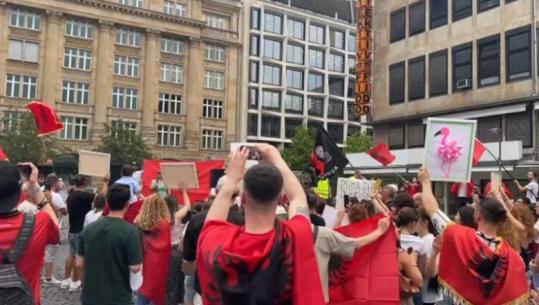 Investimi në Zvërnec, diaspora shqiptare në Frankfurt proteston njëkohësisht me Tiranën