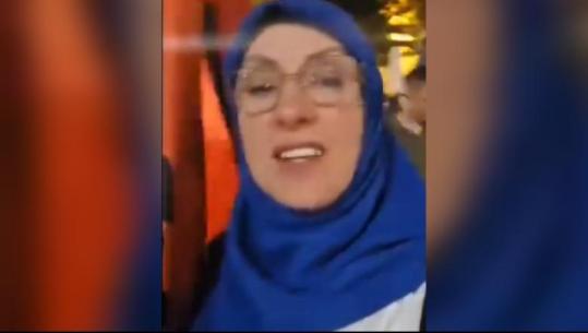 Spikerica e Iranit/ Ikballe Huduti në protestat e Tiranës, kërkon dorëheqjen e Edi Ramës