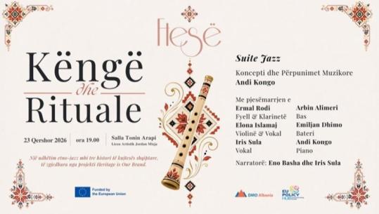 'Këngë dhe Rituale”, suita jazz që sjell kujtesën shqiptare në skenë! Hyrja e lirë për publikun