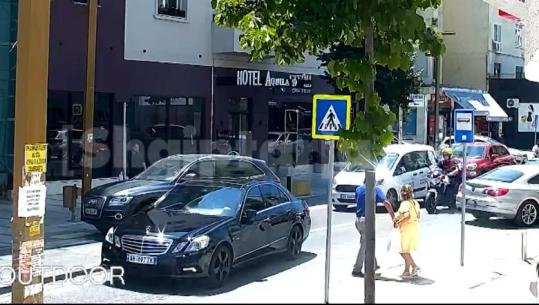 ‘Shqiponjat’ pas ‘Benz’-it në Durrës, momenti kur përplas makinën tjetër gjatë arratisë
