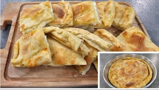 Byrek special me djathë dhe vezë nga zonja Albana
