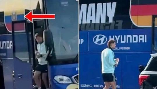 VIDEO/ Humbja në Botëror trondit Goretzkën, mesfushori gjerman hipën gabimisht në autobusin e Ekuadorit