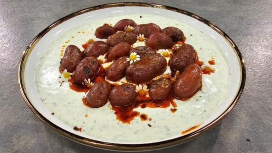 Patate krokante me salcë djathi nga zonja Albana