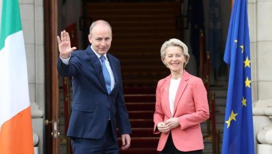 Faza finale e negociatave të anëtarësimit, Von der Leyen mesazh nga Irlanda: Shqipëria dhe Mali i Zi po përparojnë në rrugën drejt BE-së, proces i bazuar në meritë!