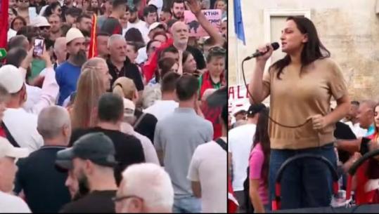 Protestuesja Luçiana Kokaj: Qëndroni të bashkuar përtej ndasive të vogla, mos përgojoni njerëz pa ditur të vërtetën